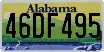 AL license plate 46DF495