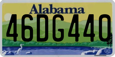 AL license plate 46DG440