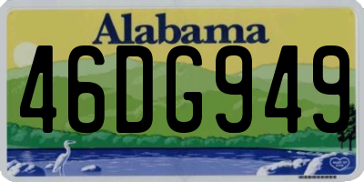 AL license plate 46DG949