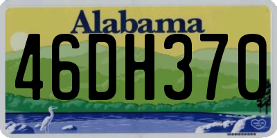 AL license plate 46DH370