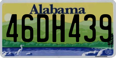 AL license plate 46DH439