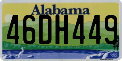 AL license plate 46DH449