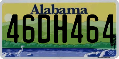 AL license plate 46DH464