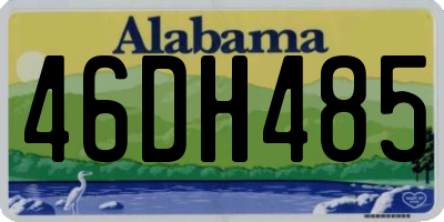 AL license plate 46DH485