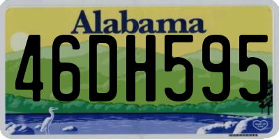 AL license plate 46DH595