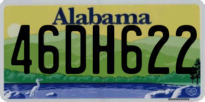AL license plate 46DH622