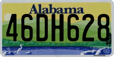AL license plate 46DH628