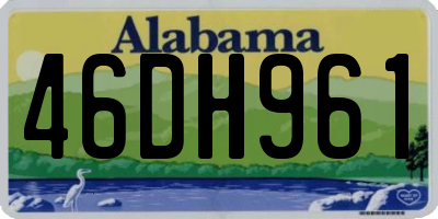 AL license plate 46DH961