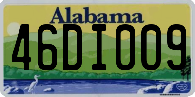 AL license plate 46DI009