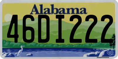AL license plate 46DI222