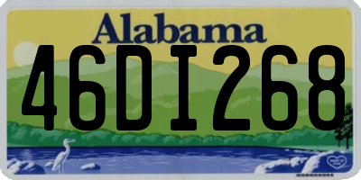 AL license plate 46DI268