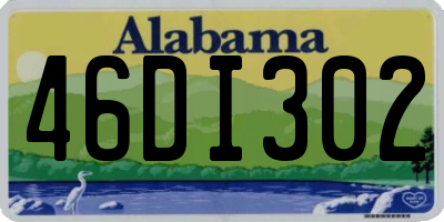 AL license plate 46DI302