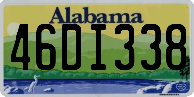 AL license plate 46DI338