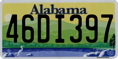 AL license plate 46DI397