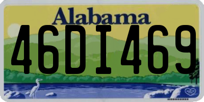 AL license plate 46DI469