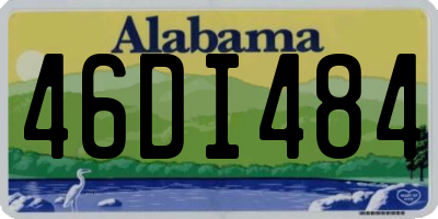 AL license plate 46DI484