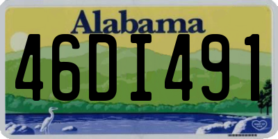 AL license plate 46DI491