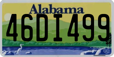 AL license plate 46DI499