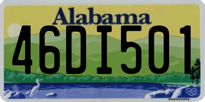 AL license plate 46DI501