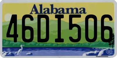 AL license plate 46DI506