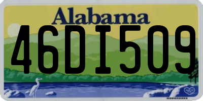 AL license plate 46DI509