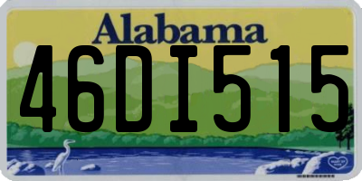 AL license plate 46DI515