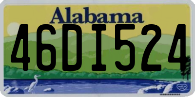 AL license plate 46DI524