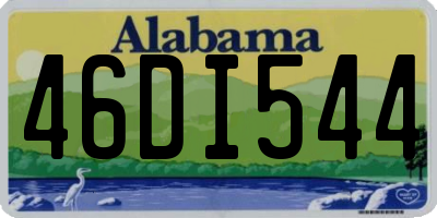 AL license plate 46DI544