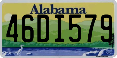 AL license plate 46DI579