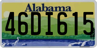 AL license plate 46DI615