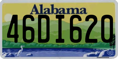 AL license plate 46DI620