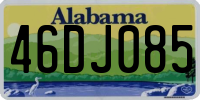 AL license plate 46DJ085