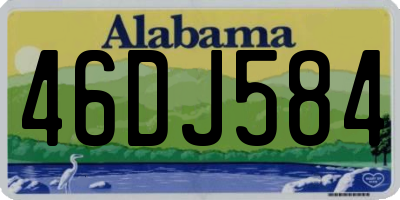 AL license plate 46DJ584