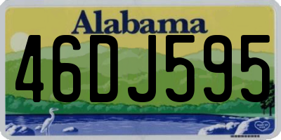 AL license plate 46DJ595