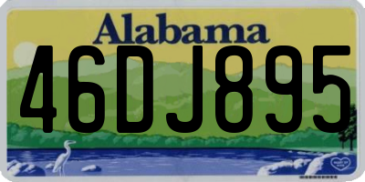 AL license plate 46DJ895