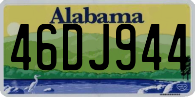 AL license plate 46DJ944