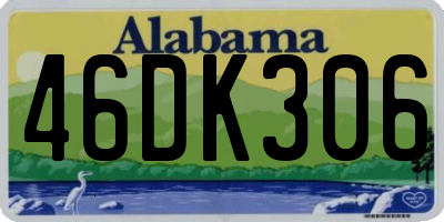 AL license plate 46DK306