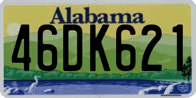AL license plate 46DK621