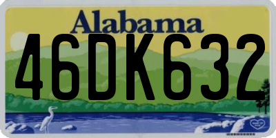 AL license plate 46DK632