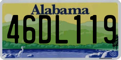 AL license plate 46DL119