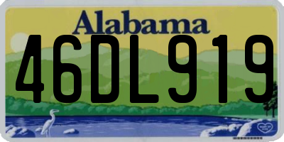 AL license plate 46DL919
