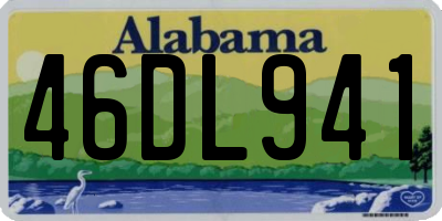 AL license plate 46DL941