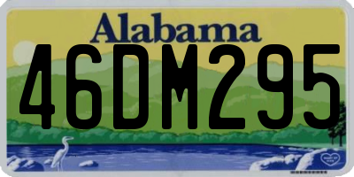 AL license plate 46DM295