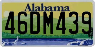 AL license plate 46DM439