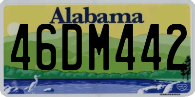 AL license plate 46DM442