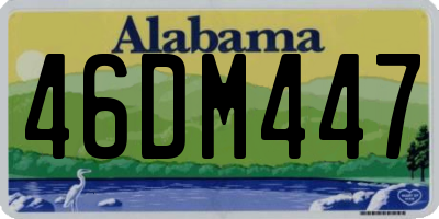 AL license plate 46DM447