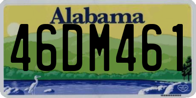 AL license plate 46DM461