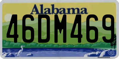 AL license plate 46DM469