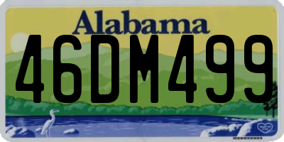 AL license plate 46DM499