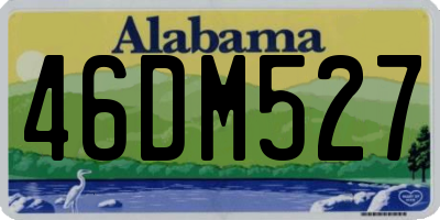 AL license plate 46DM527